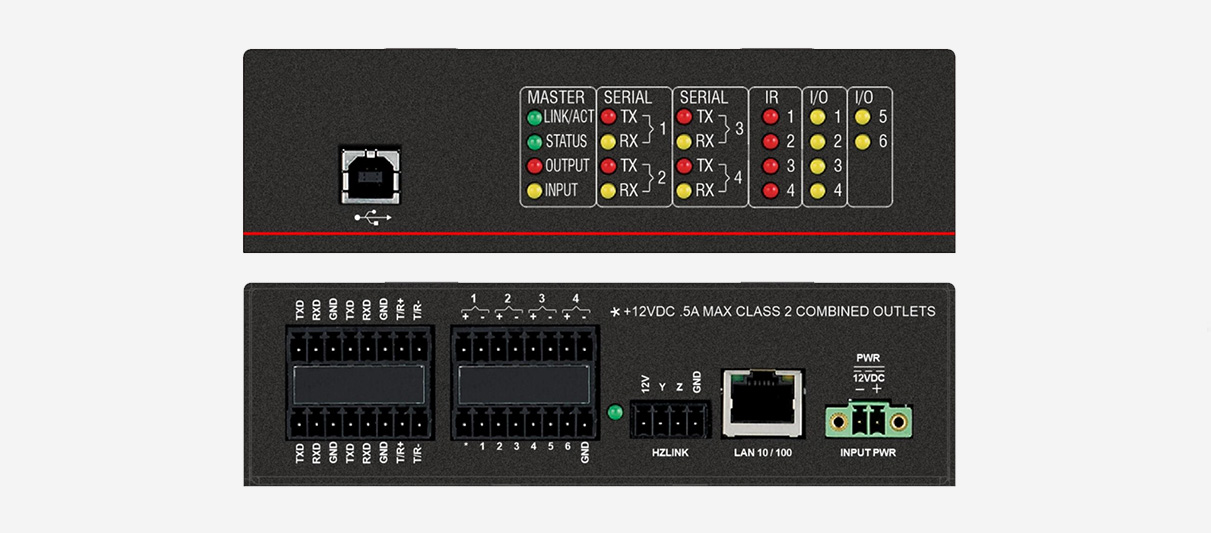 RS-CON-4400四路中央控制器